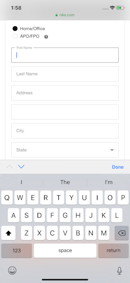 Mobile Form Usability: Never Use Inline Labels – Articles – Baymard ...