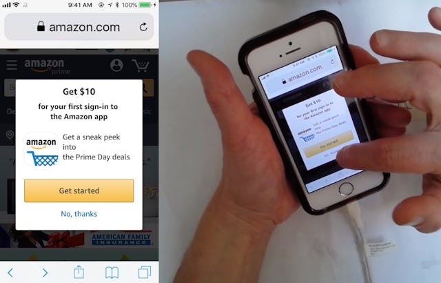 Mobile E-Commerce UX: Deemphasize ‘Install App’ Ads or Avoid Them ...