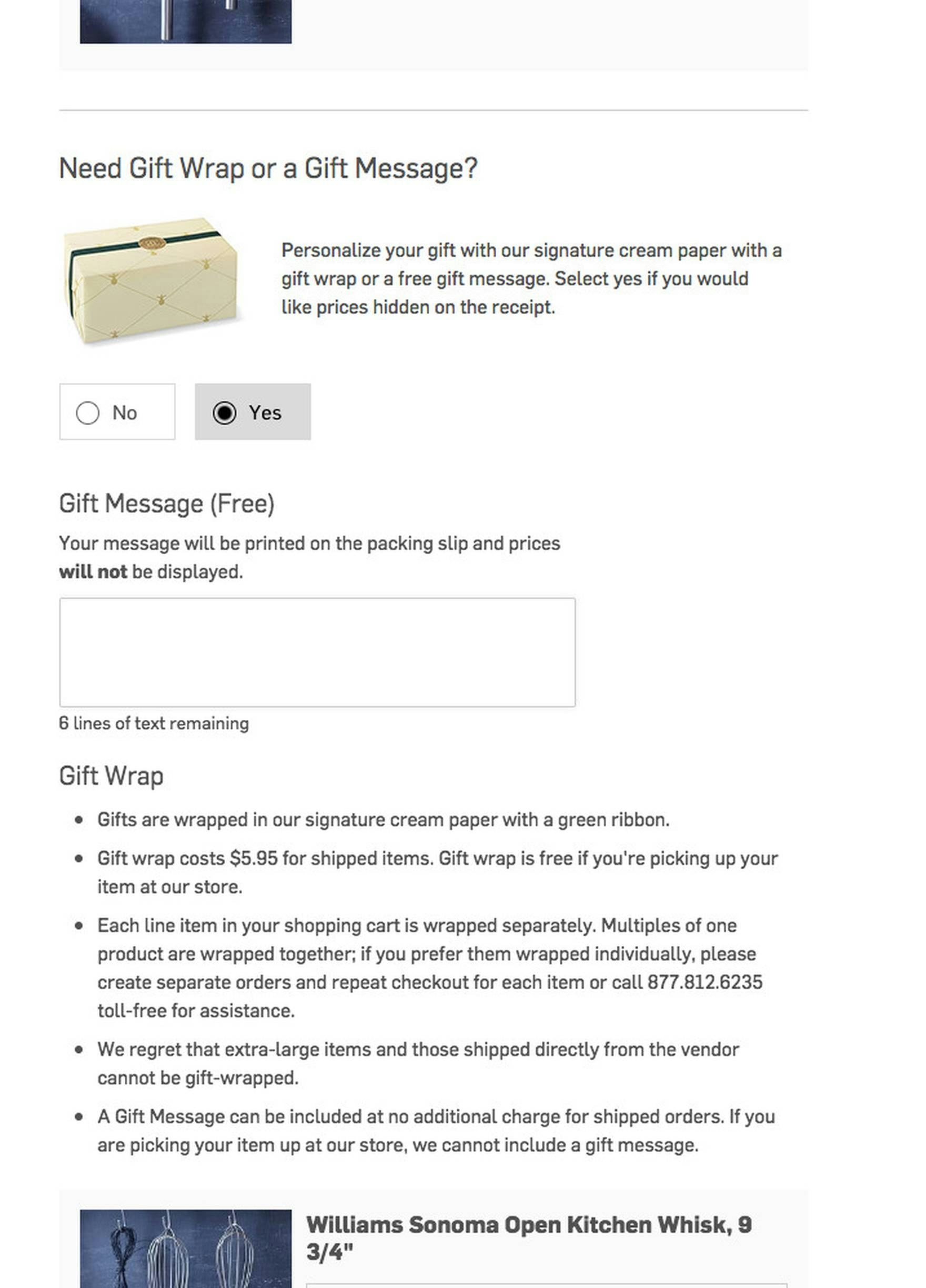 5 Ways to Provide a Superior Gifting UI and Flow – Articles – Baymard  Institute