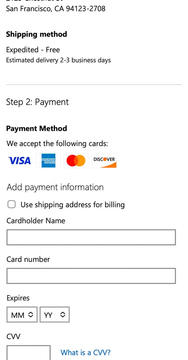 Use “Shipping Address” as “Billing Address” by Default (16% of Mobile ...