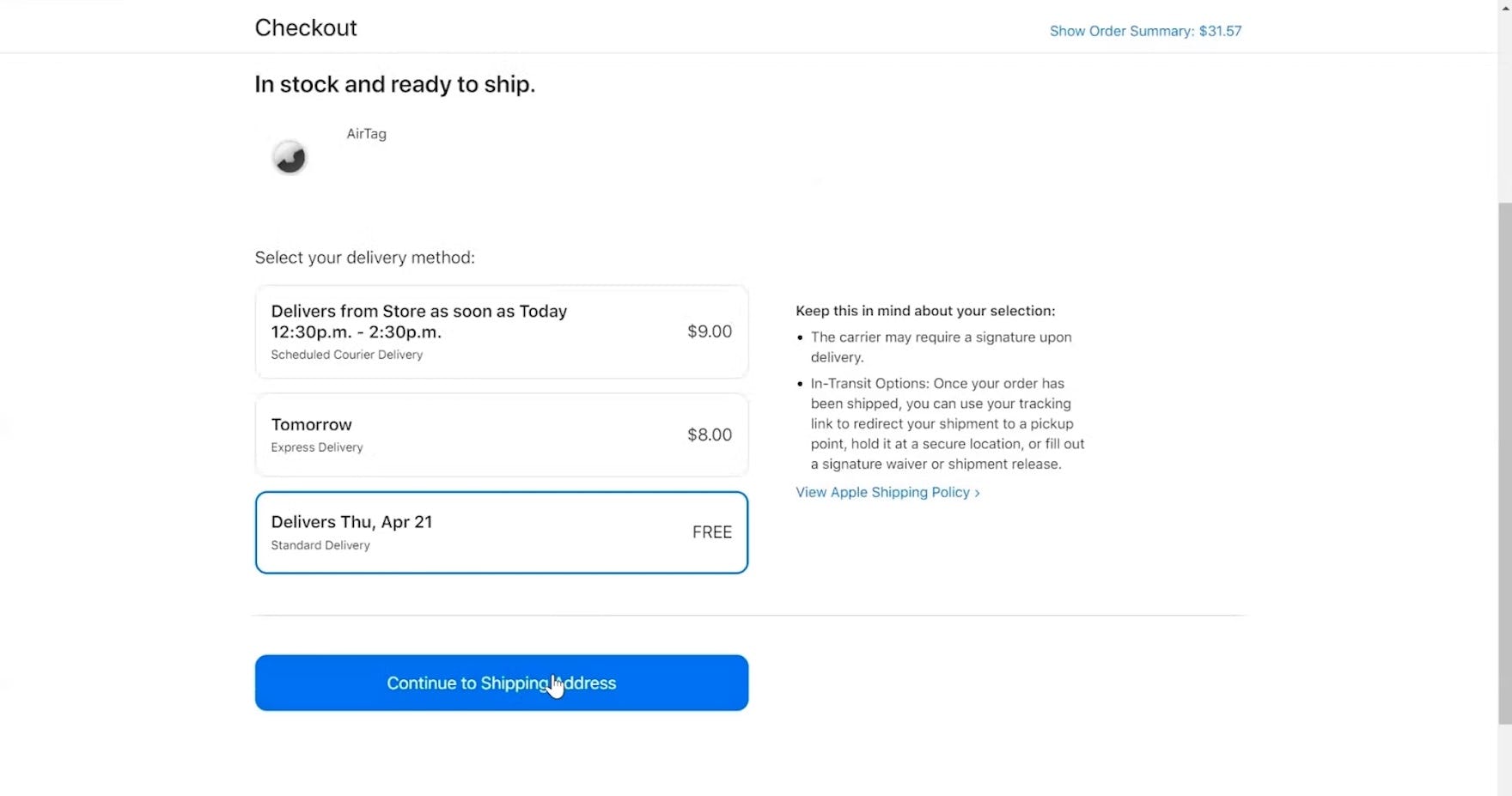 Use “Delivery Date” Not “Shipping Speed” (41% Don't) — From UX Research to  Implementation Roadmap – Articles – Baymard Institute