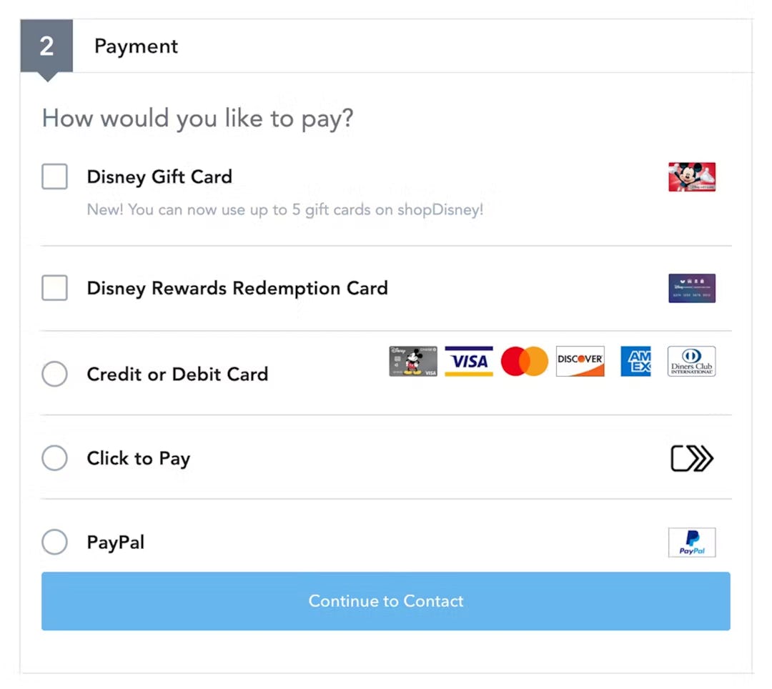 Payment Method UX: Designing Payment Selection – Articles – Baymard ...